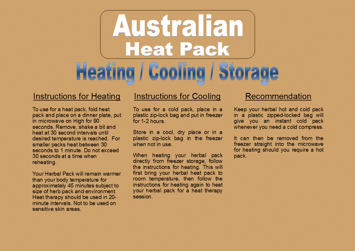 Heating and Cooling Instructions